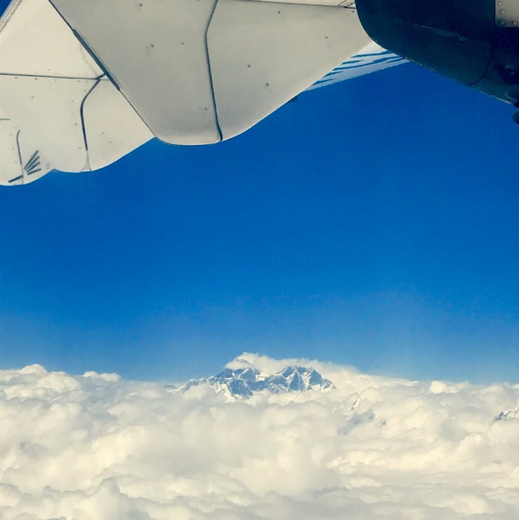 Yes, you can fly next to Mount Everest flying out of Bhutan