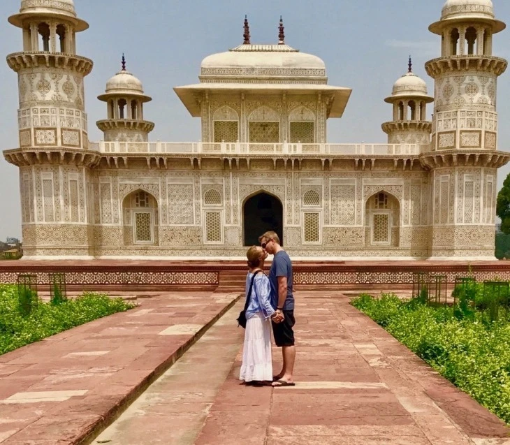 visiting taj mahal, Agra, India baby taj