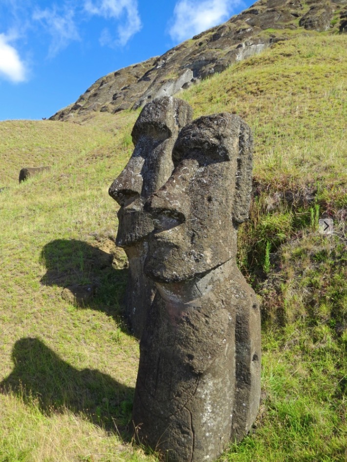 Visit easter island with kids moai