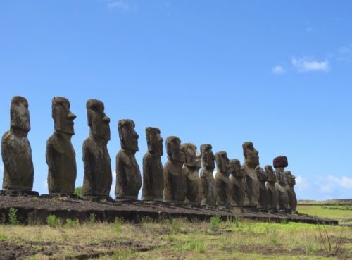 visiting the moai statues on easter island fun