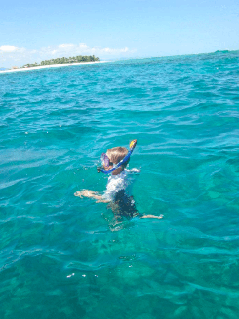 Tavarua Island resort FIji snorkling