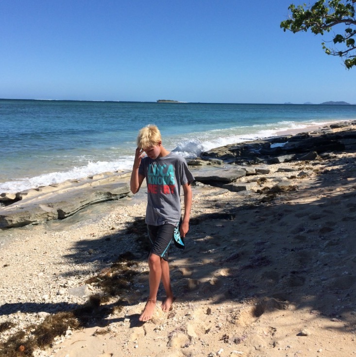 Tavarua Island resort FIji pddling