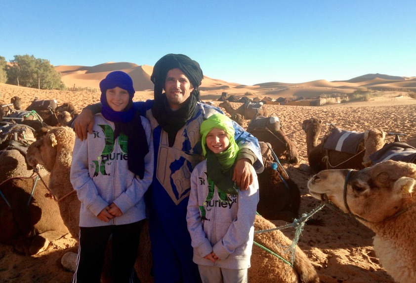 Visiting the Sahara desert, Morocco with kids. the locals are friendly