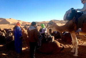 camping in the sahara desert, Morocco with kids
