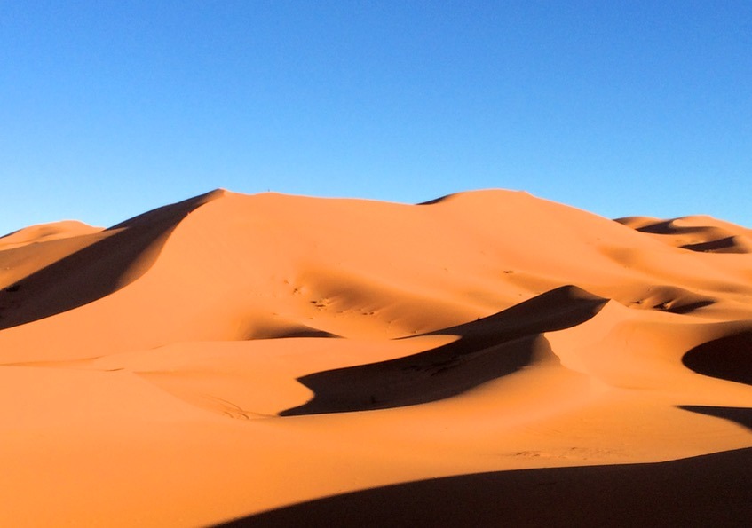 Sahara desert, Morocco dunes are a great place for kids to explore