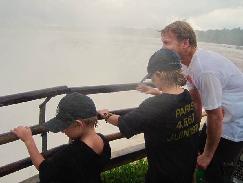 visit Iguazu Falls in Brazil and Argentina with kids