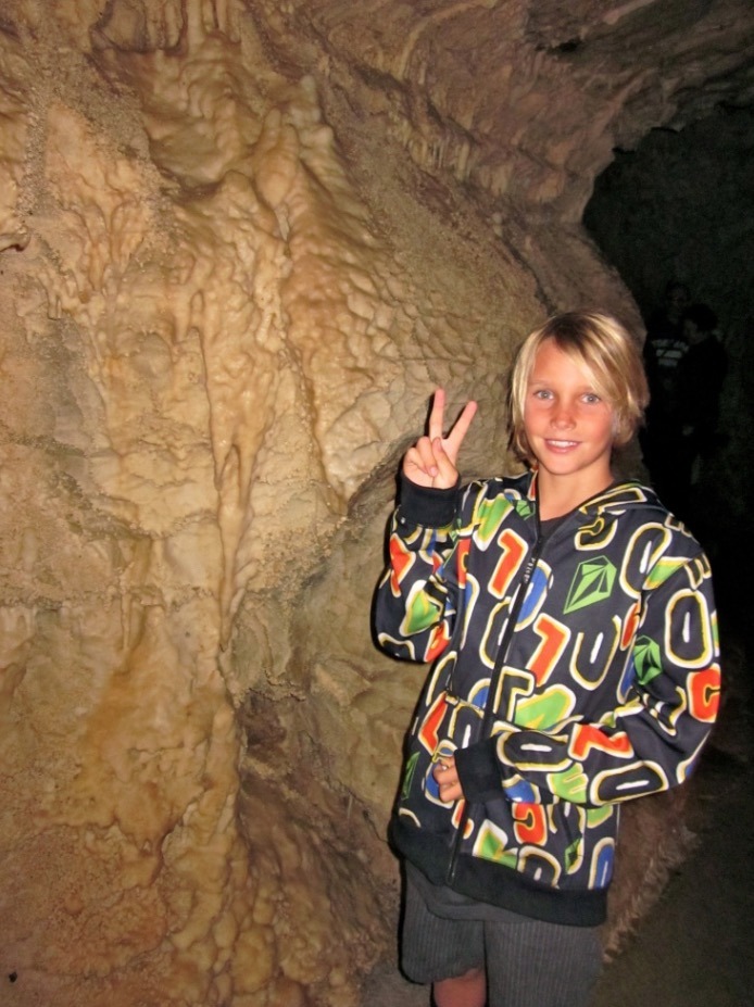 Waitomo Glowworm Caves new zealand with kids