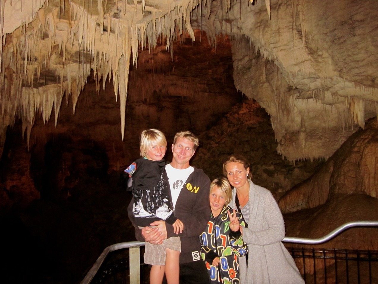 Waitomo Glowworm Caves new zealand with the family