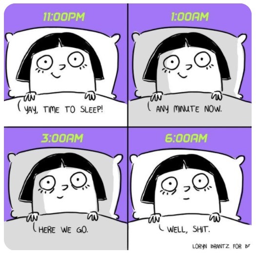 Tamoxifen causes insomnia
