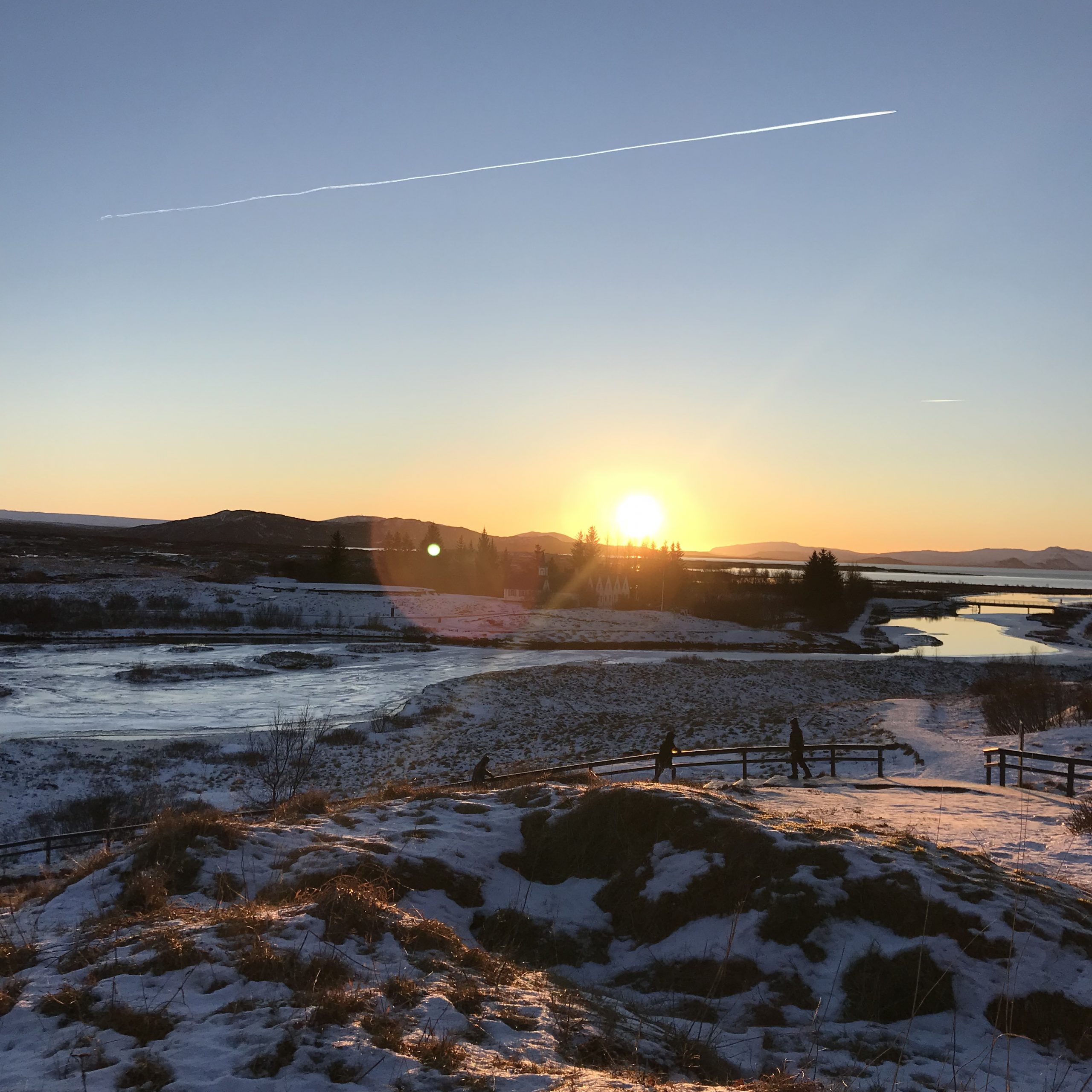 icelandic sunset
