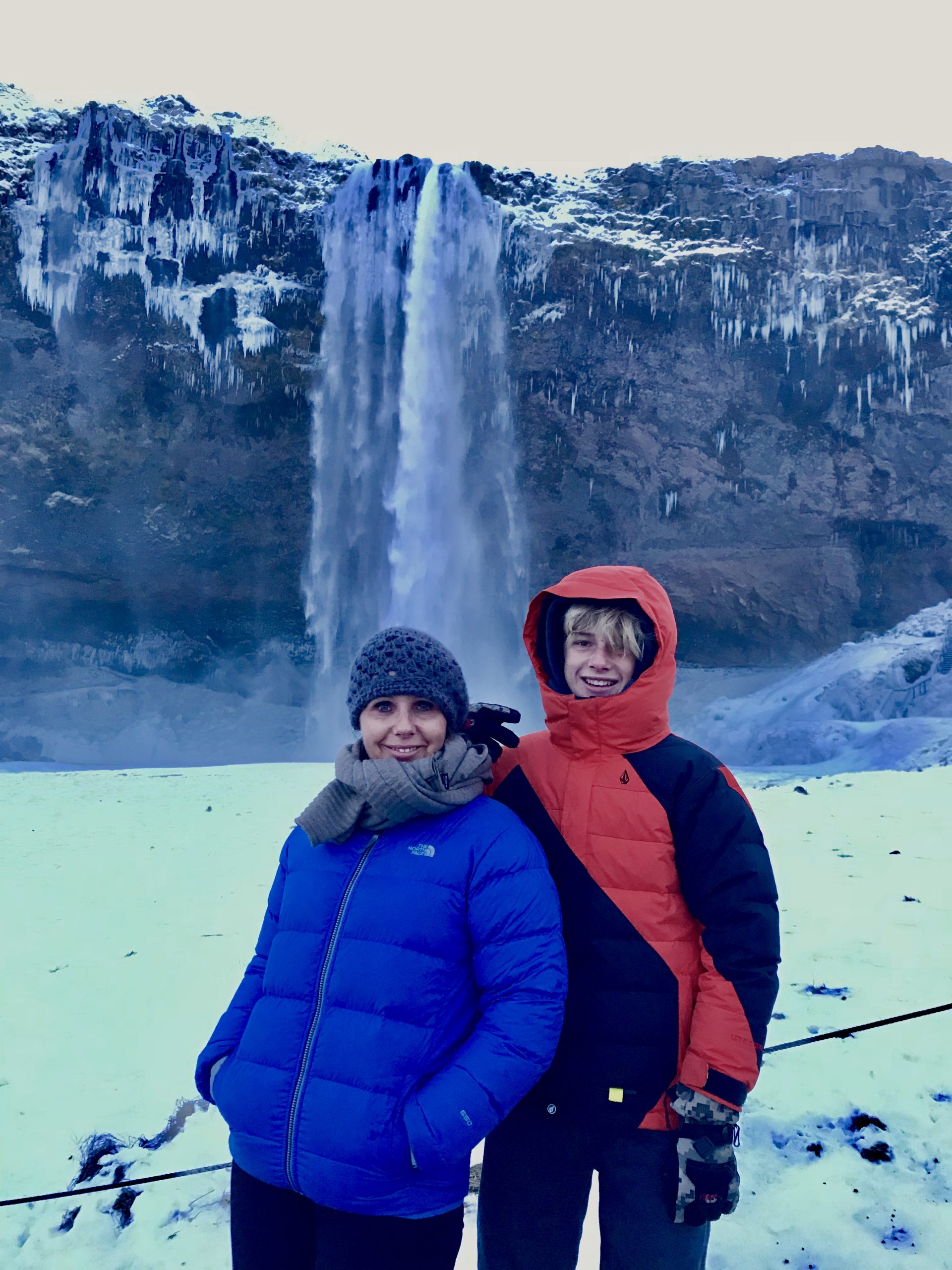 iceland waterfalls with kids