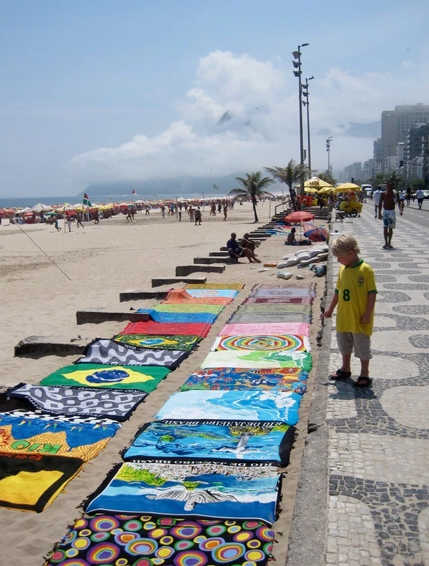 rio brazil christ the redeemer ipanema beach