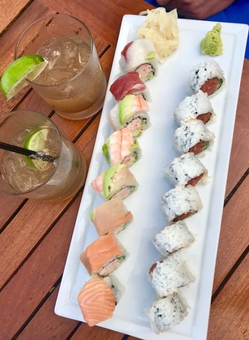 Sushi for lunch