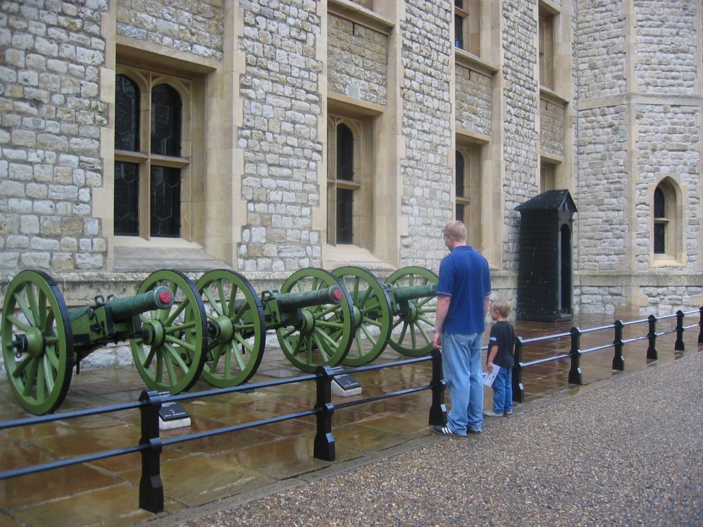 armory in The Tower of London