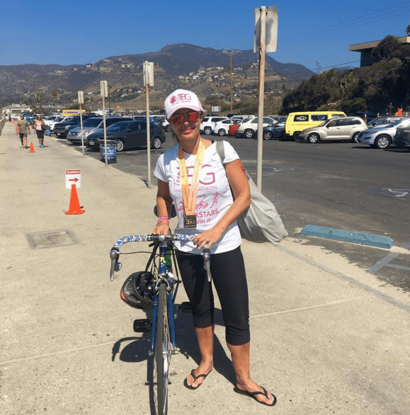breast cancer survivor completes Malibu Triathlon