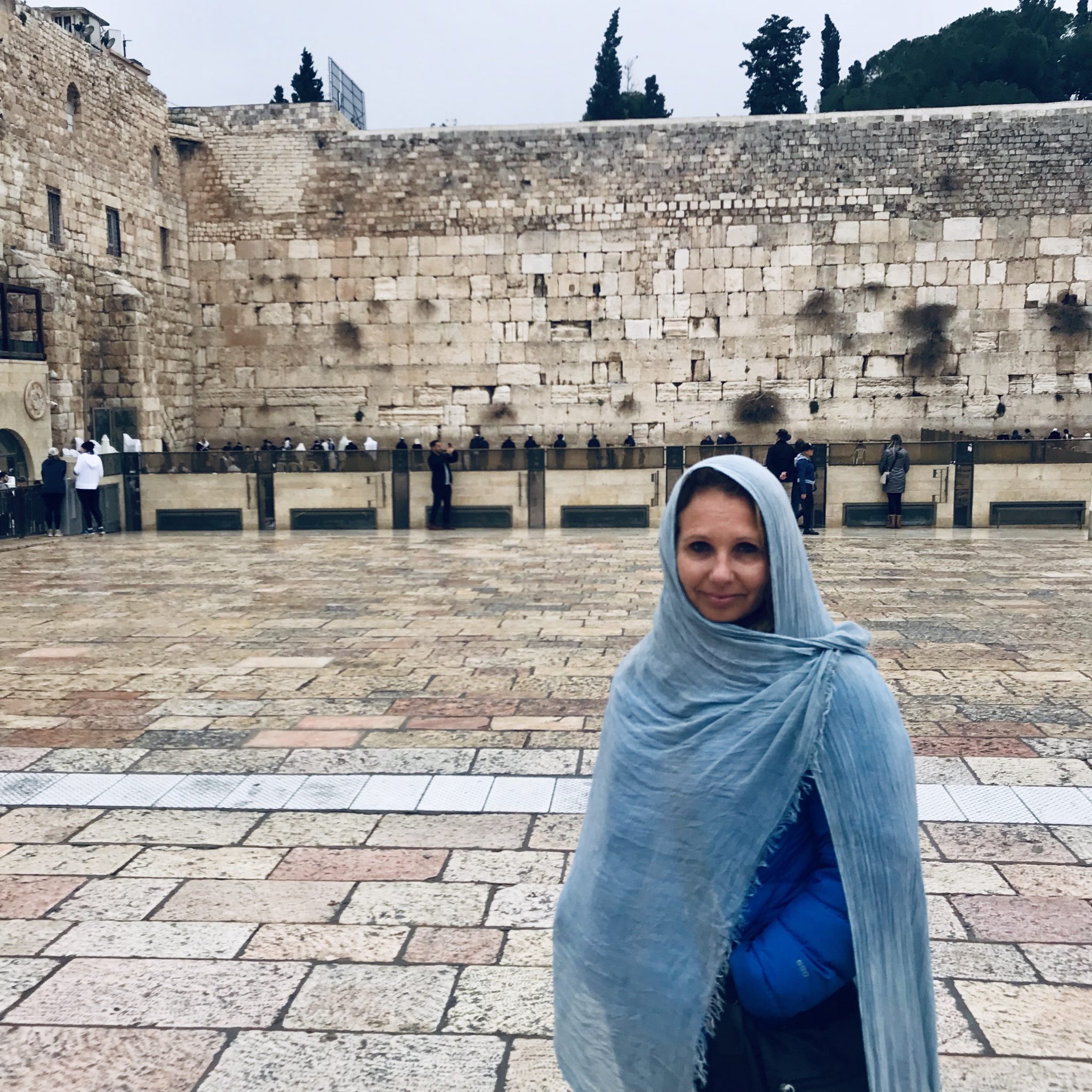 The Wailing Wall in Jerusalem, Israel. Modesty required.