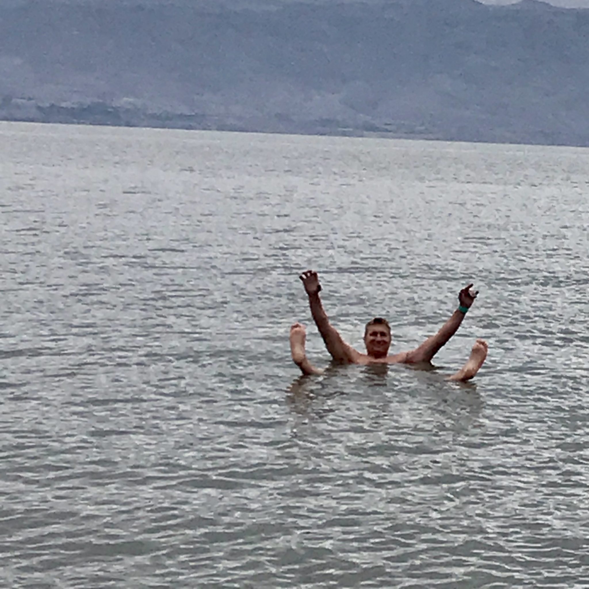 the dead sea in israel with kids