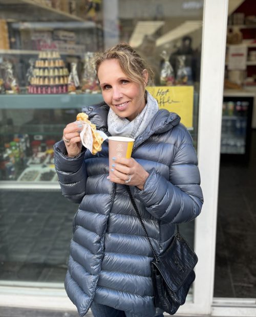 waffles in Brugges Belgium - another great reason to visit Brugge