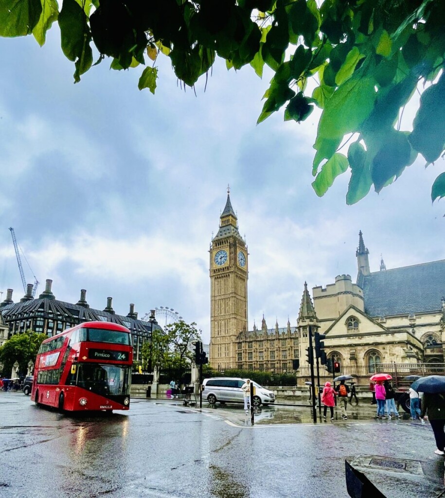 London Bus Tour, view of Parliament