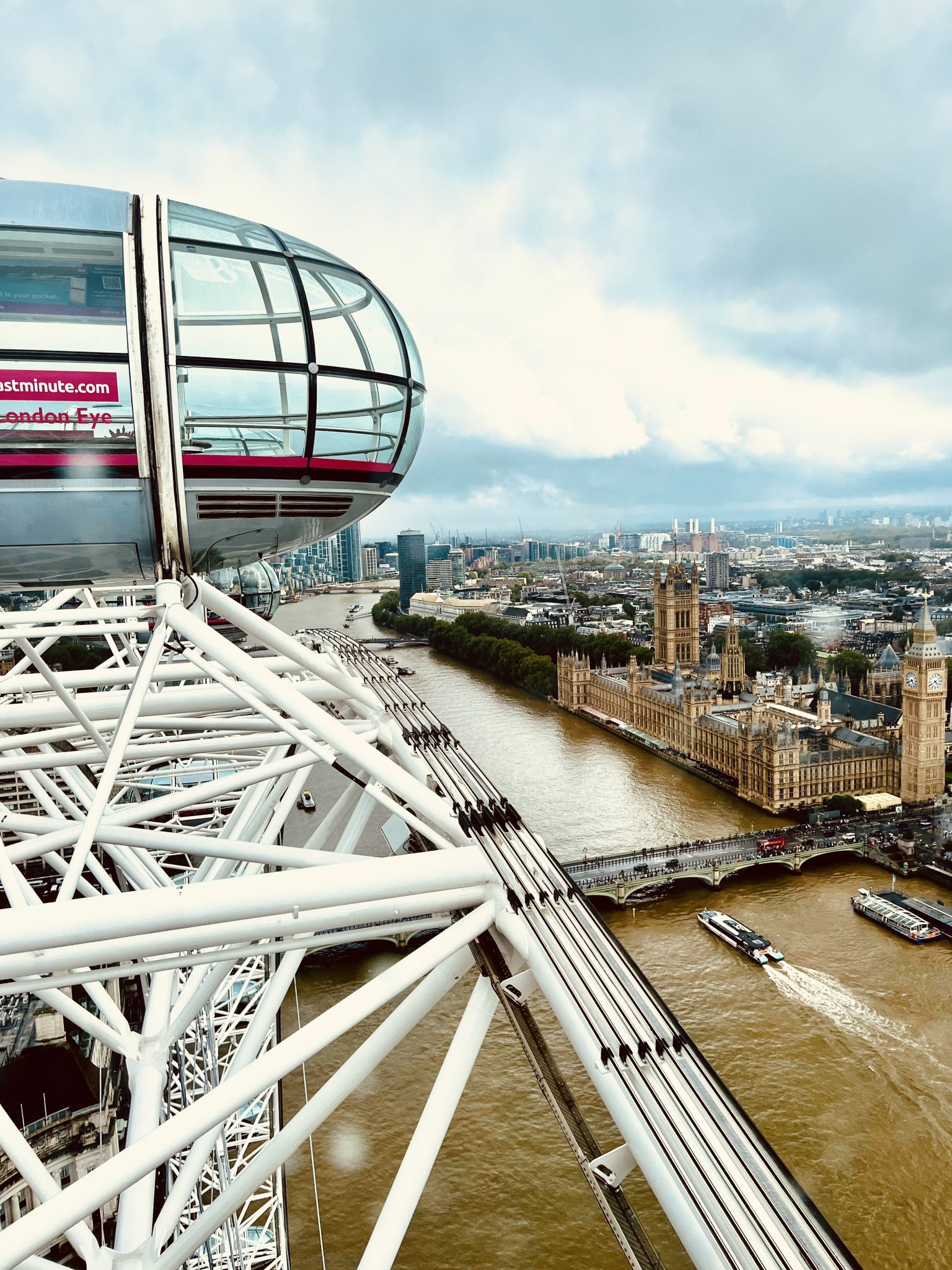 views from the London Eye multi attraction tickets