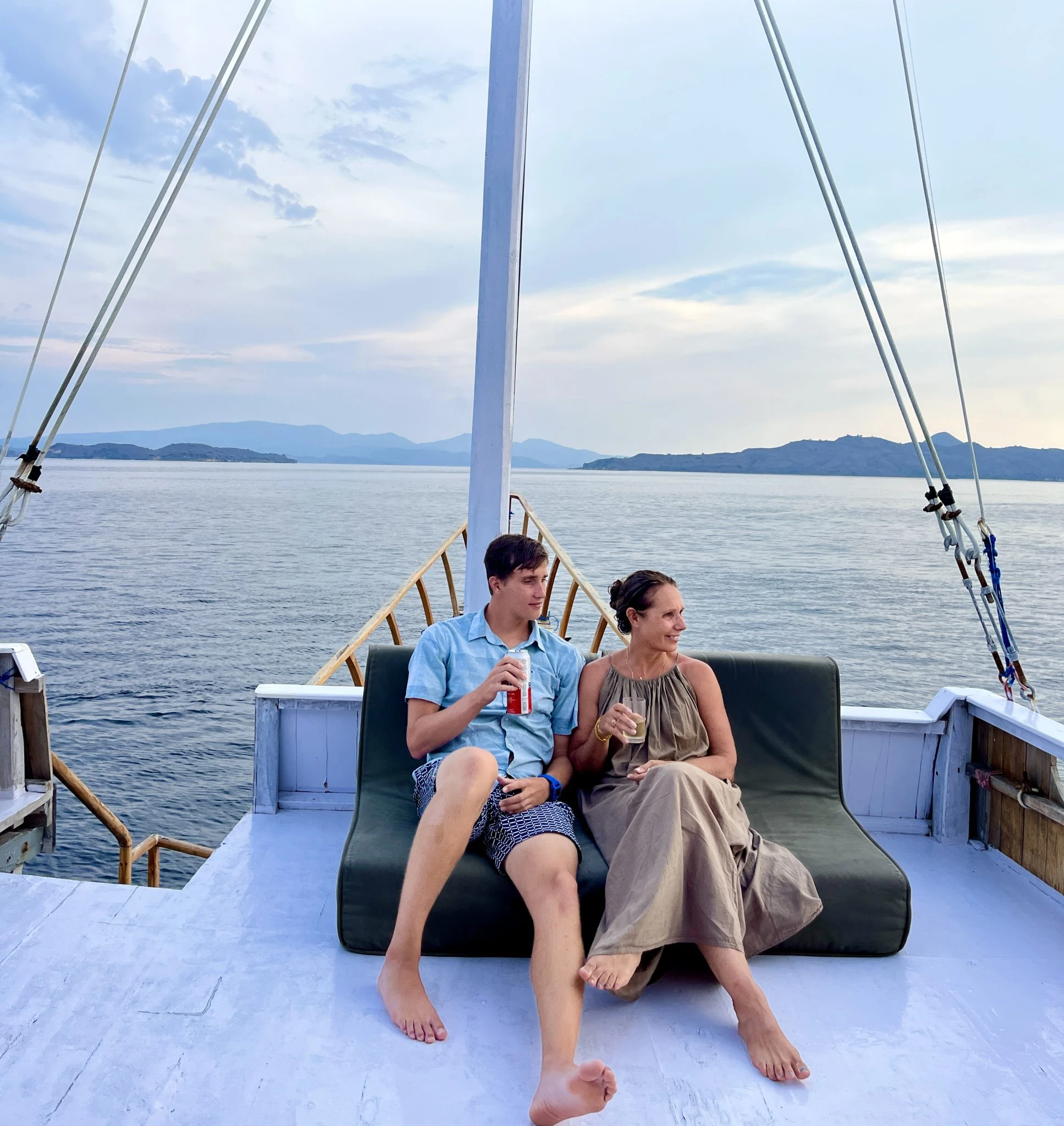 Splurge for a private boat for sailing around the Komodo Islands if it's within your budget