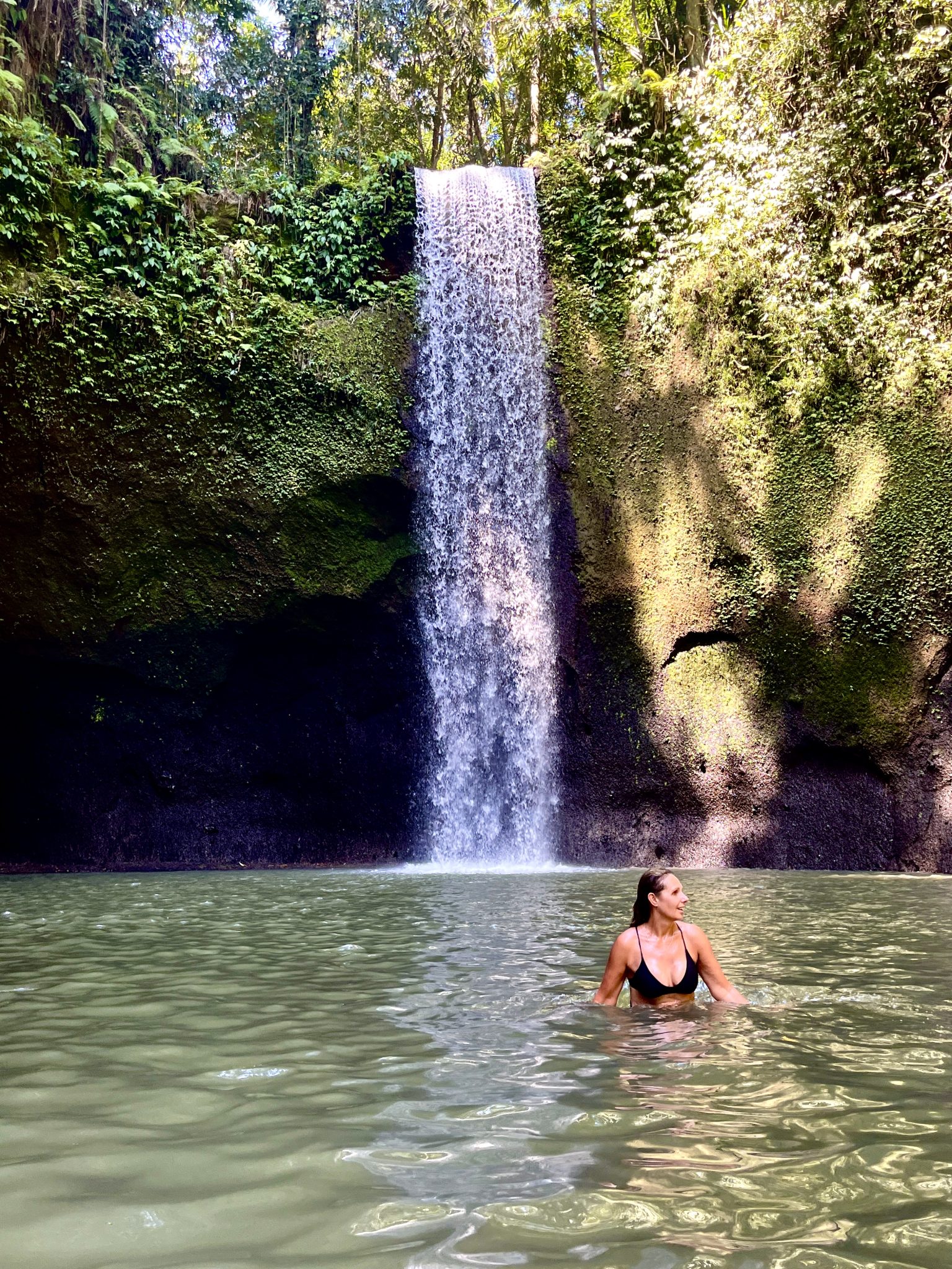 things to do in Ubud Bali are visiting Tibumana Waterfall