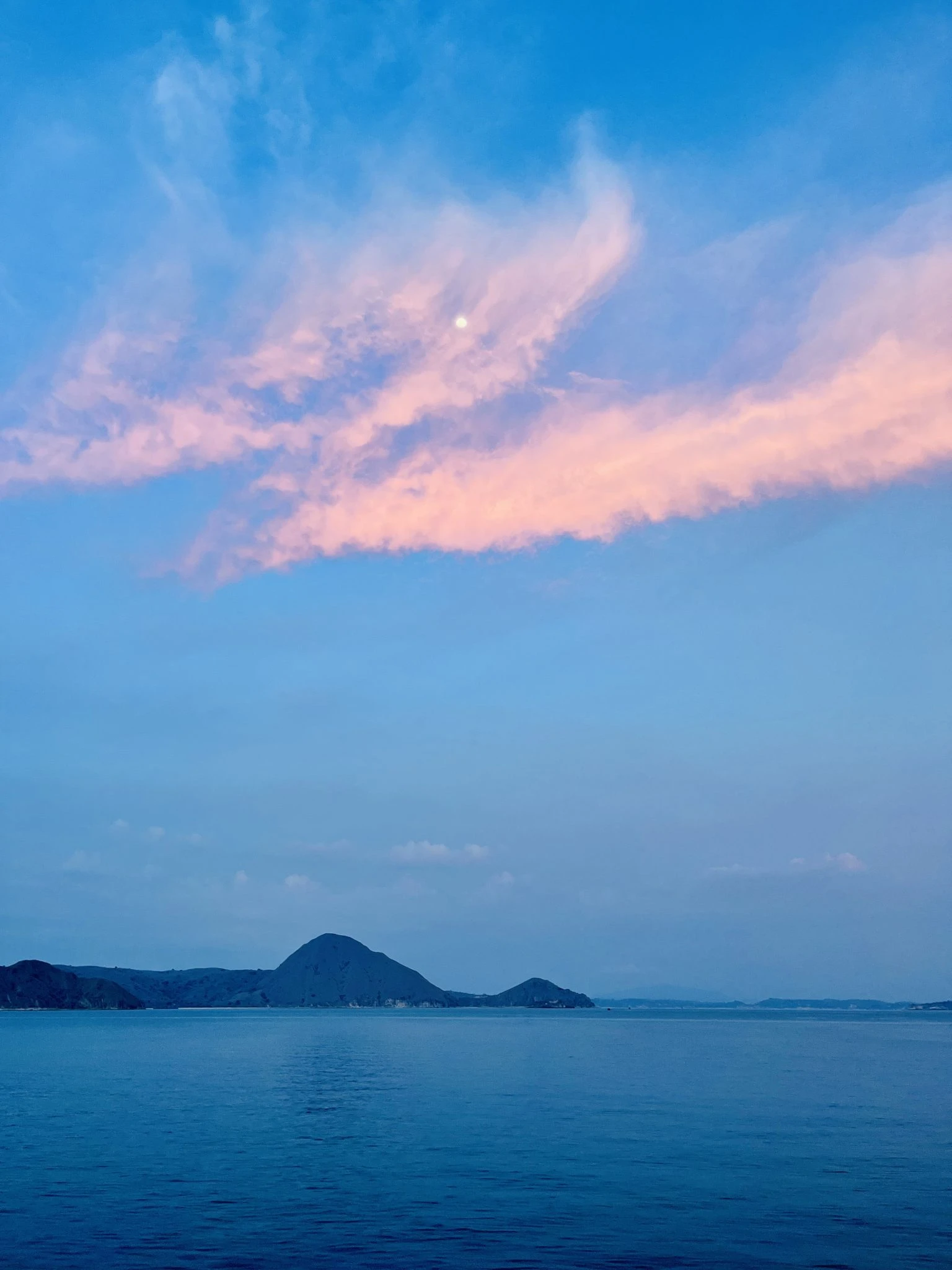 Sunsets are incredible in the komodo national park