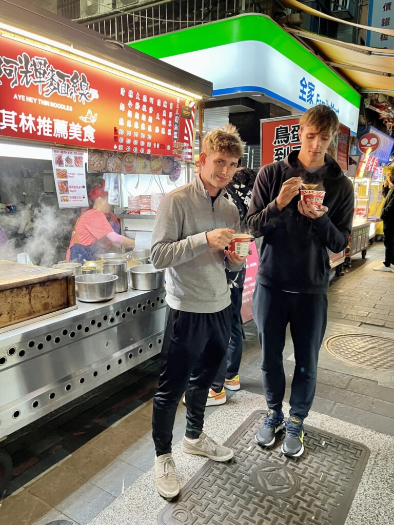 The food choices at the Shillin night market are incredible