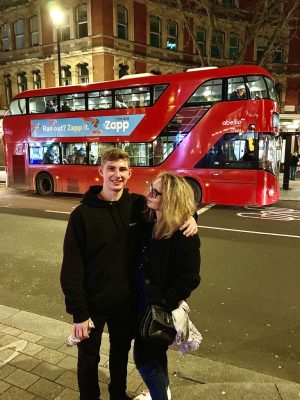 Big red buses are a good way to travel from Heathrow to Central London