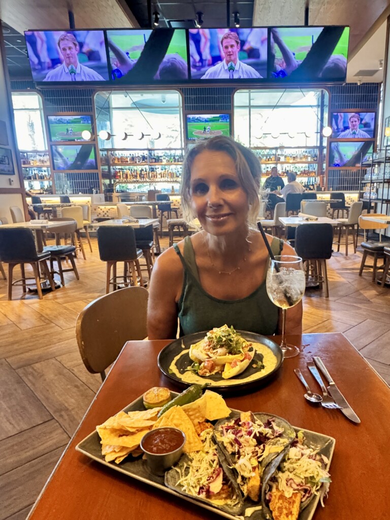 dining at Hudson and Nash restaurant in San Diego