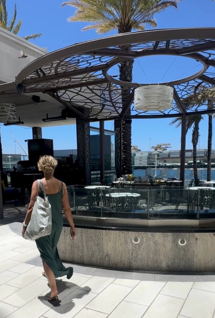 the pool area of the Hilton San Diego Bayfront Hotel